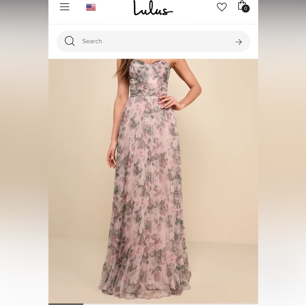Lulus most beautiful day dress size small brand new